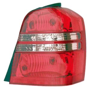 TAIL LIGHTS for TOYOTA HIGHLANDER 2001-2003, PASSENGER SIDE TO2819119, LENS/HOUSING, Clear/Red Lens