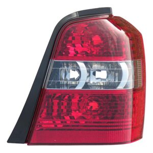 TAIL LIGHTS for TOYOTA HIGHLANDER 2004-2007, PASSENGER SIDE TO2819120, LENS/HOUSING, Clear/Red Lens EXC. HYB