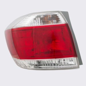 TAIL LIGHTS for TOYOTA HIGHLANDER 2011-2013, Driver Side, ASSEMBLY, USA, TO2800185C, CAPA, TYC, EXC. HYBRID