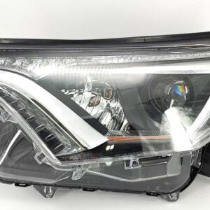 HEADLIGHTS for TOYOTA RAV4 2016-2018 DRIVER SIDE, CHROME BEZEL, N.AMERICA, EXC. HYB, TO2502247C, CAPA, EE