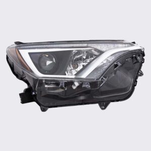 HEADLIGHTS for TOYOTA RAV4 2016-2018 PASSENGER SIDE, w/o BLACK BEZEL, JAPAN, TO2519189C (=HYB), CAPA, EE