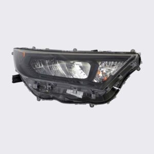 HEADLIGHTS for TOYOTA RAV4 LE 2019-2022 PASSENGER SIDE, BLACK INTERIOR, N.AMERICA (=HYB LE), TO2503274C, CAPA, EE