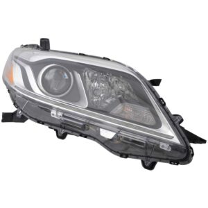 HEADLIGHTS for TOYOTA SIENNA 2015-2020 PASSENGER SIDE, HALOGEN w/LED DRL, TO2503230