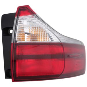 TAIL LIGHTS for TOYOTA SIENNA 2015-2019, PASSENGER SIDE TO2805123, Outer, Assembly, EXC. SE
