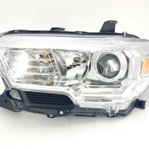 HEADLIGHTS for TOYOTA TACOMA 2016-2018 DRIVER SIDE, w/o LED DRL, CHROME INTERIOR, TO2502242C, CAPA, EE