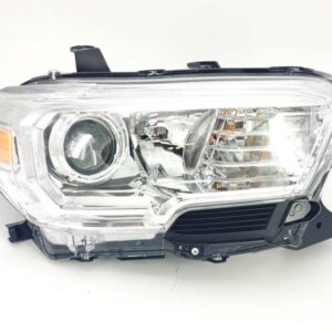 HEADLIGHTS for TOYOTA TACOMA 2016-2018 PASSENGER SIDE, w/o LED DRL, CHROME INTERIOR, TO2503242C, CAPA, EE