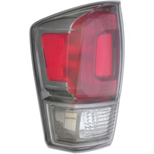 TAIL LIGHTS for TOYOTA TACOMA LIMITED 2016-2019, PASSENGER SIDE TO2800199, Assembly, Smoke Lens
