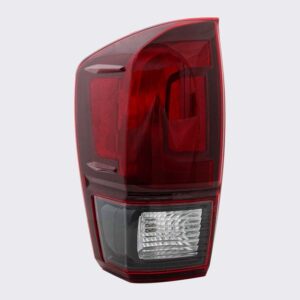 TAIL LIGHTS for TOYOTA TACOMA BASE/SR/SRT 2018-2023, DRIVER SIDE, TO2800203, Assembly, Red/Smoke Lens (=TRD Off-Road/TRD Sport 18-19)