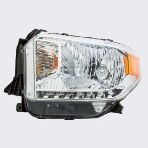 HEADLIGHTS for TOYOTA TUNDRA SR/SR5/LTD 2014-2017 DRIVER SIDE, w/LEVEL ADJUSTER, TO2502219C, CAPA, EE