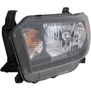 HEADLIGHTS for TOYOTA TUNDRA 5.7L TRD PRO 2014-2017 DRIVER SIDE, HALOGEN, TO2502235