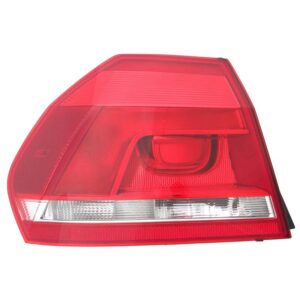 TAIL LIGHTS for VOLKSWAGEN PASSAT 2012-2015, DRIVER SIDE, VW2804108, OUTER, ASSEMBLY