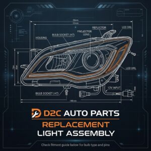 2018-2022 Honda Accord LH CAPA Head Lights None HO2502187C
