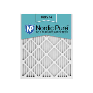 20x25x1 Pleated MERV 14 AC Furnace Air Filters Qty 6